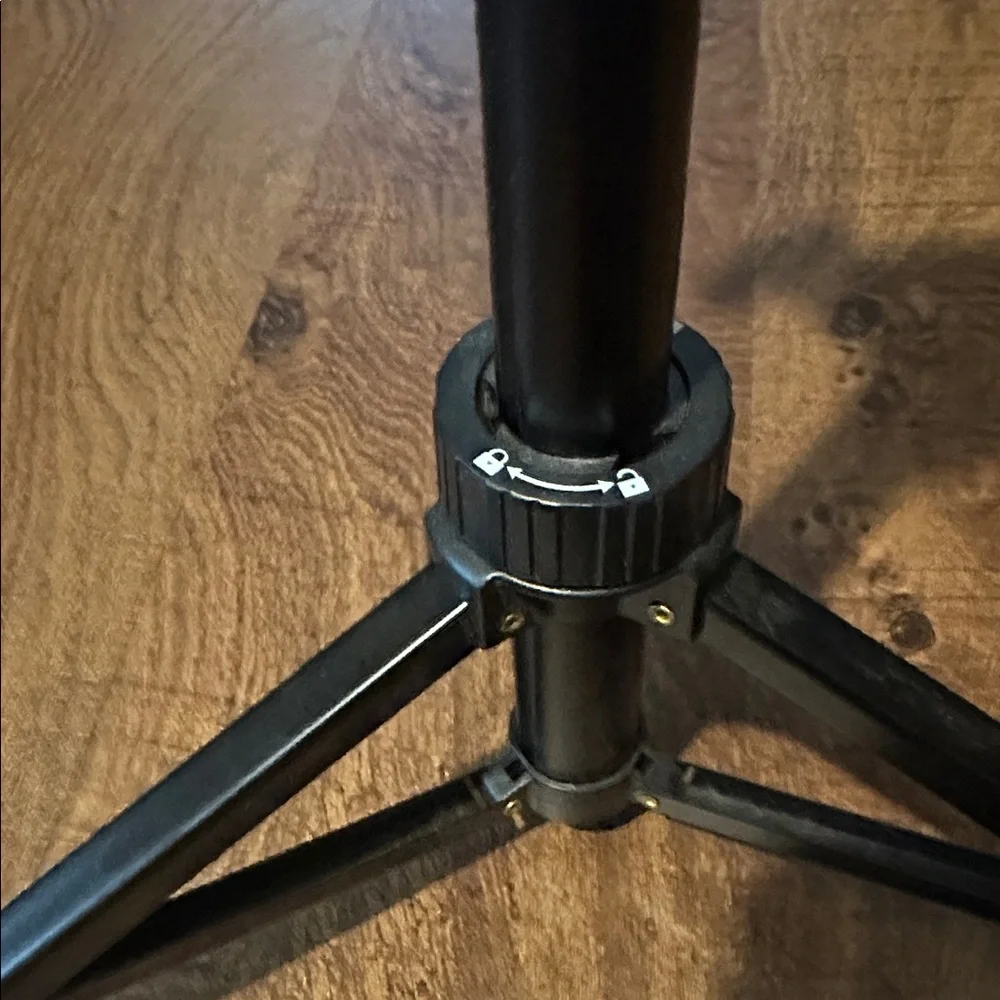 Adjustable Black Tripod Stand